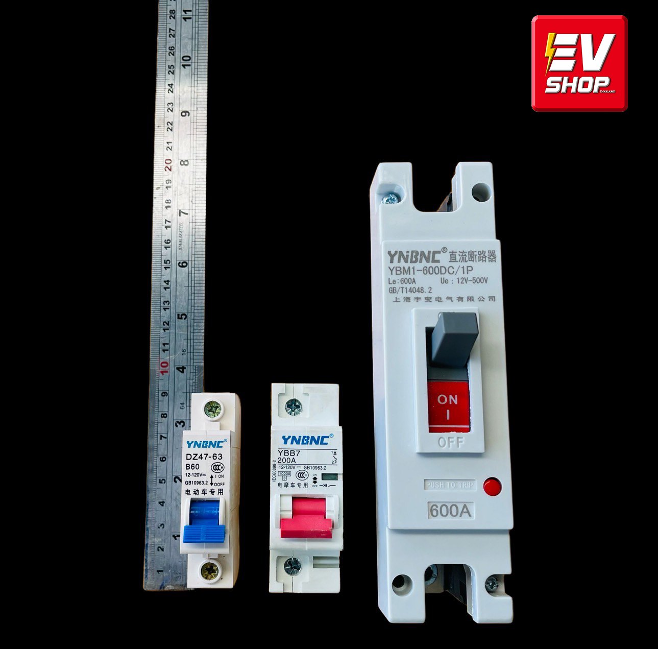 เบรกเกอร์ DC 400A - 600A ประสิทธิภาพสูง General electric vehicle circuit breaker 400A - 600A